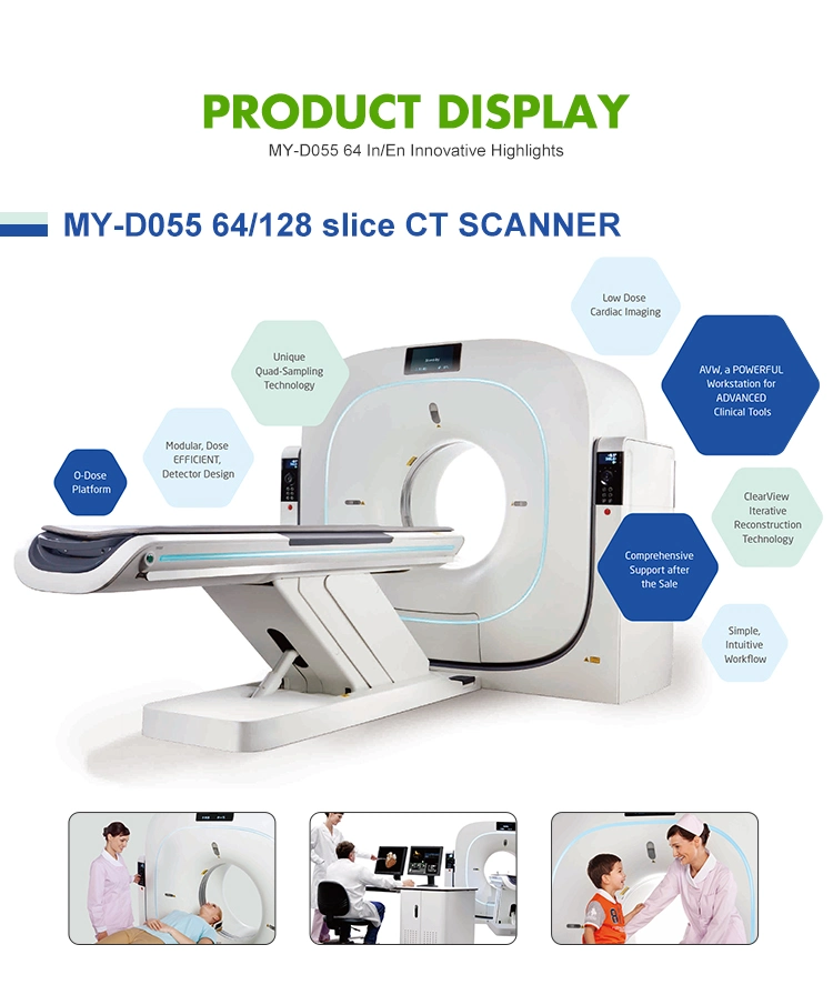 CT Scan Machine Scanner Medical MRI Pet 4 16 32 64 128 Slice System Sinovision Portable for Sale Mobile Dr Computed Tomography