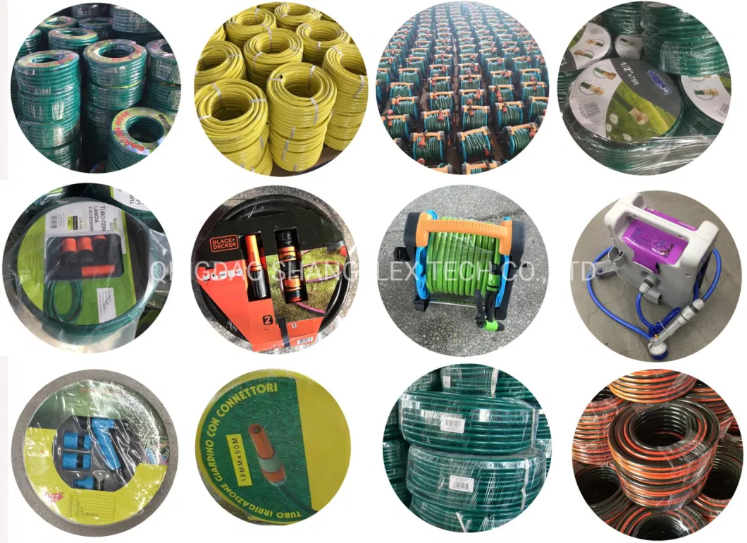 3ply 5ply Green Yellow PVC Garden Water Hose ID12mm 15mm 19mm 25mm