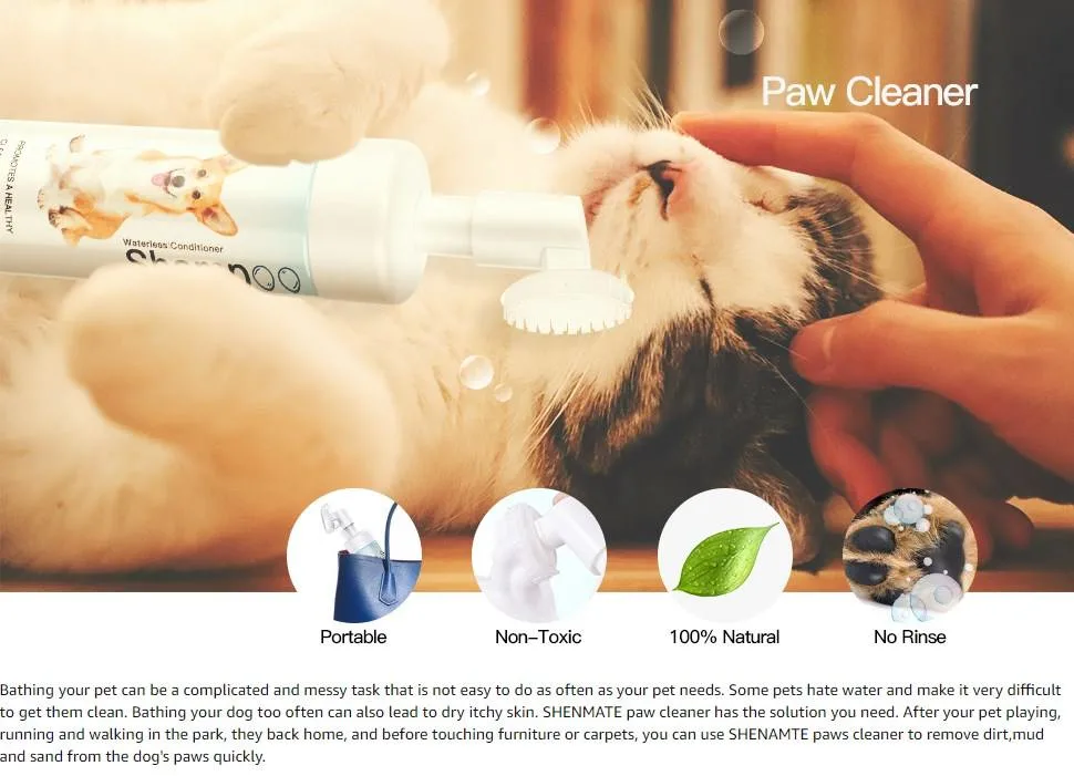 Paw Shampoo Massage Cleaning Paw Pet Paw Foam Care for Cats and Dogs