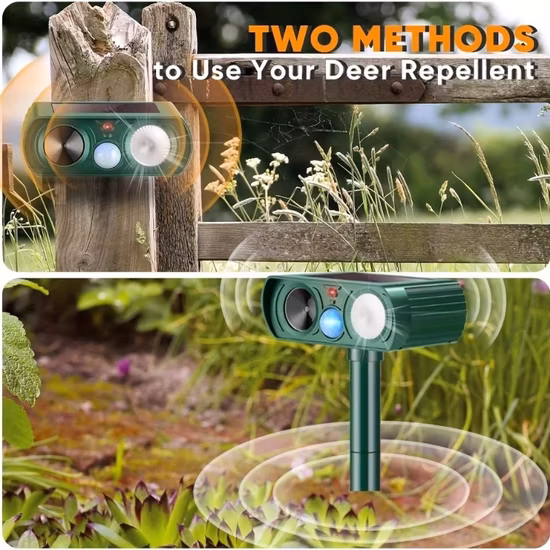Répulsif ultrasonique imperméable à énergie solaire pour jardin extérieur, répulsif anti-taupes, haute qualité, contrôle antiparasitaire pour pelouse et cour